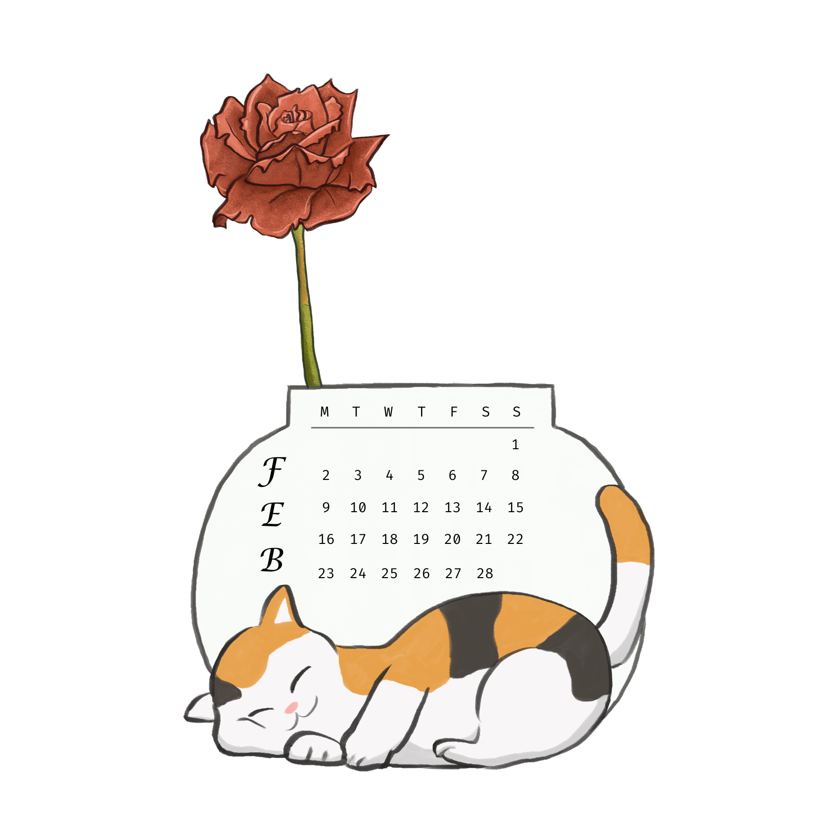 February 2026 Collectible Calendar