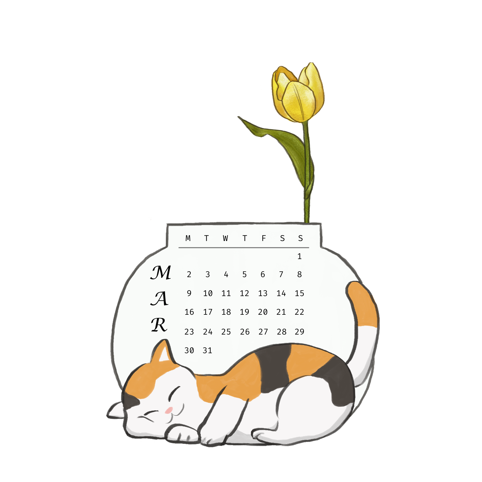 March 2026 Collectible Calendar